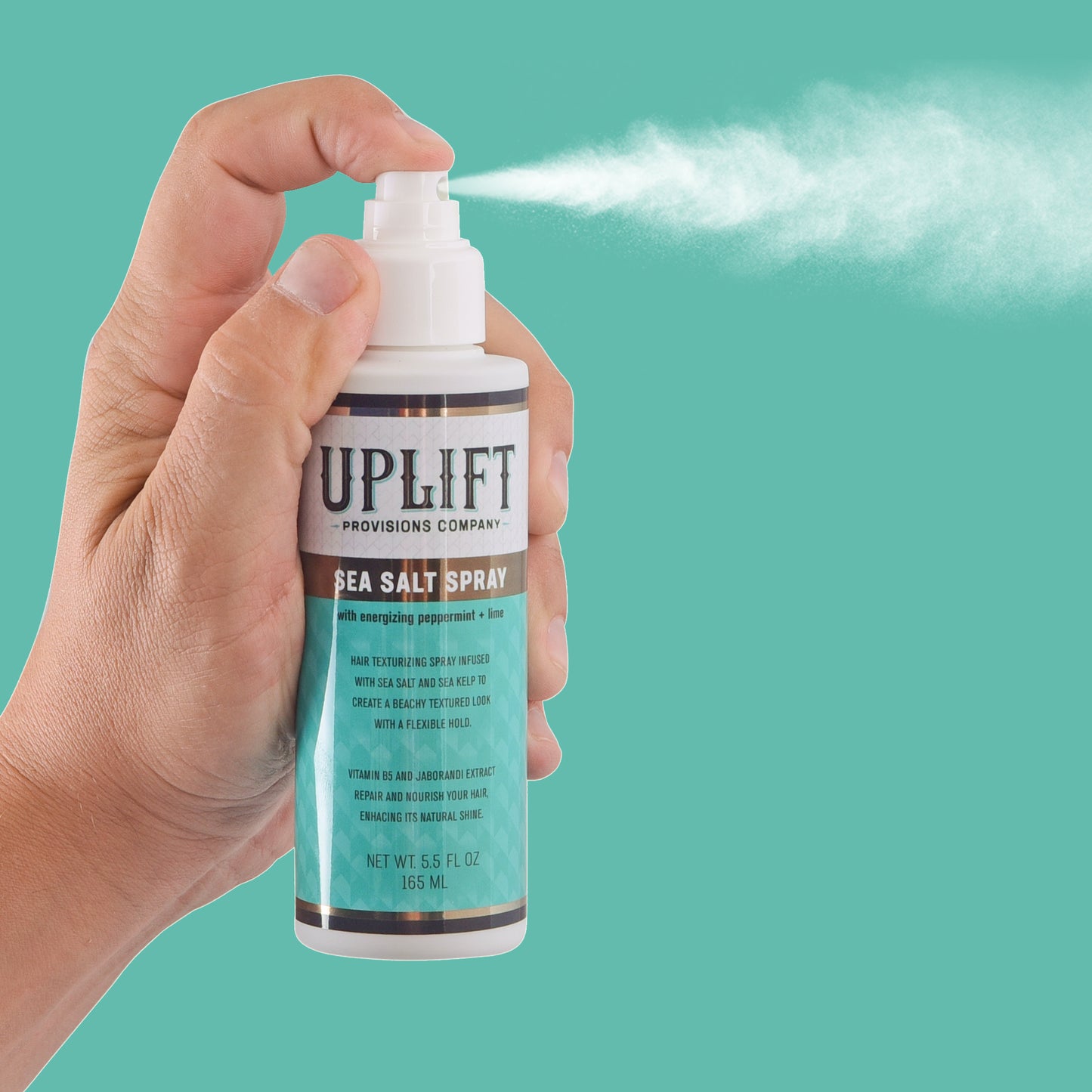Spray texturizador para cabello con sal marina, 5,5 oz