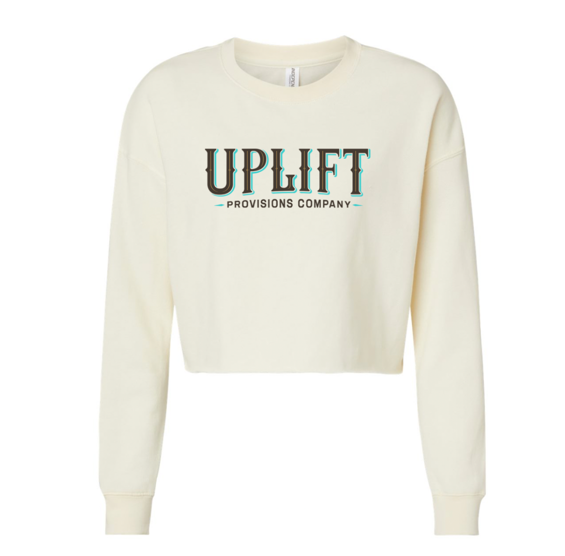 Uplift Crew Crop - White