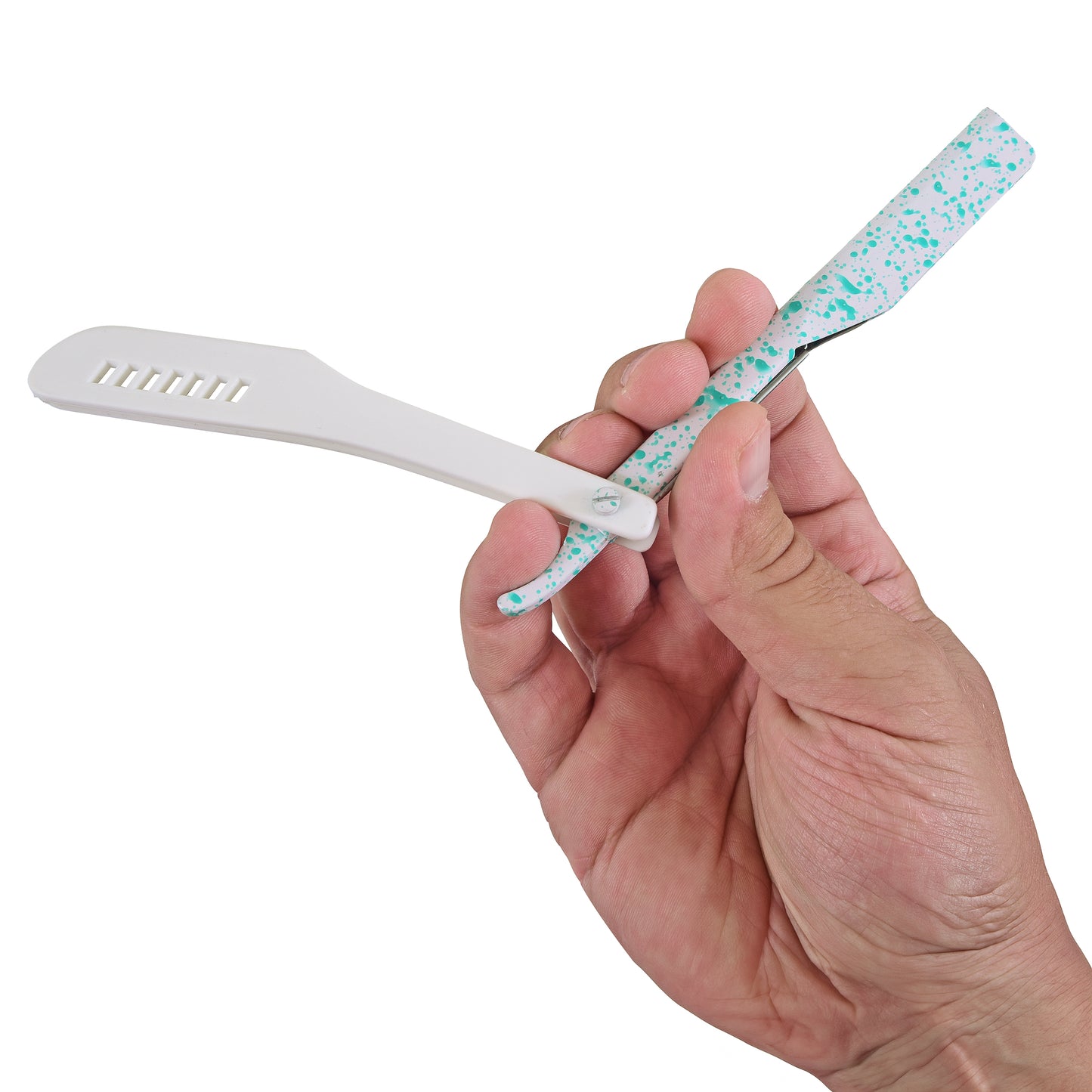 Maquinilla de afeitar Signature Uplift con mango blanco claro