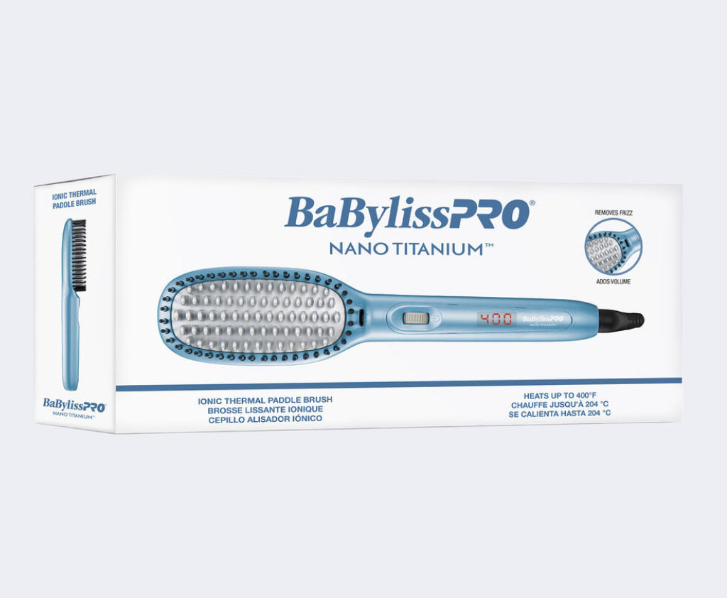 BABYLISSPRO® NANO TITANIUM™ IONIC THERMAL PADDLE BRUSH