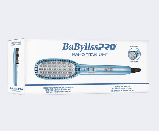 BABYLISSPRO® NANO TITANIUM™ IONIC THERMAL PADDLE BRUSH
