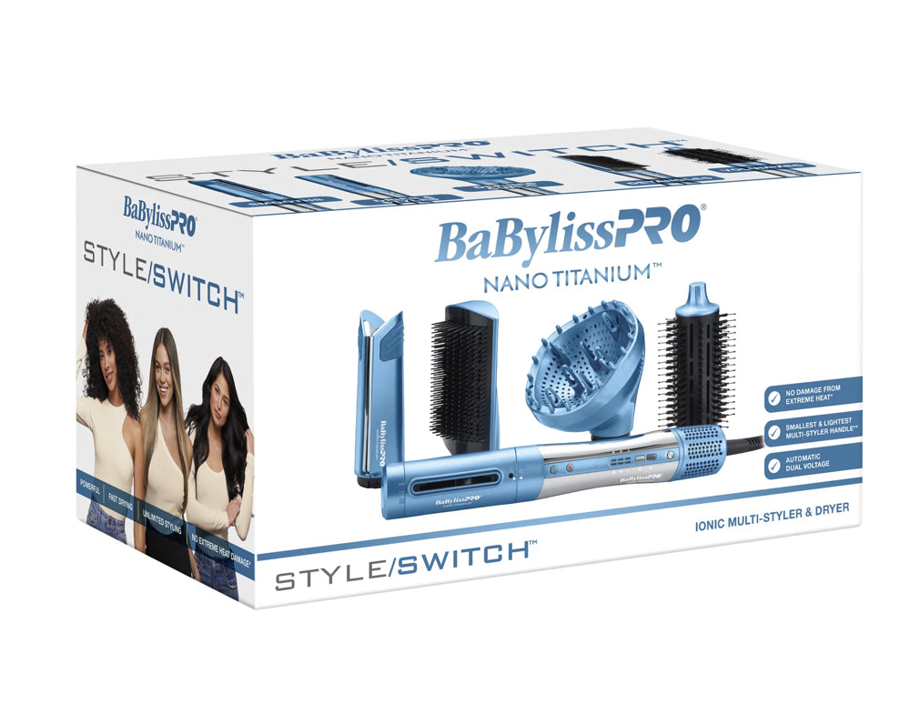 BaBylissPRO Nano Titanium™ Style/Switch Ionic Multi-Styler & Dryer